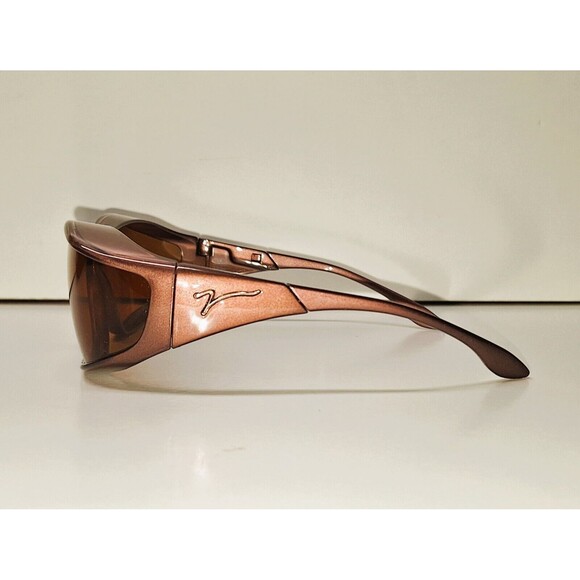 Polarized VISTANA Sunglasses W309C Fits Over Rx Eyeglasses Large Burgundy/Copper main image 9